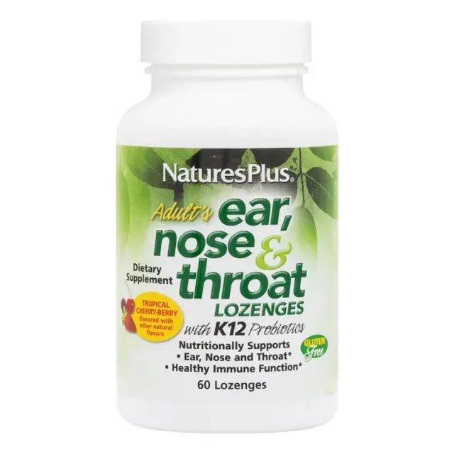 Adults Ear Nose & Throat, 60 жувальних таблеток, тропічні ягоди з вишнею