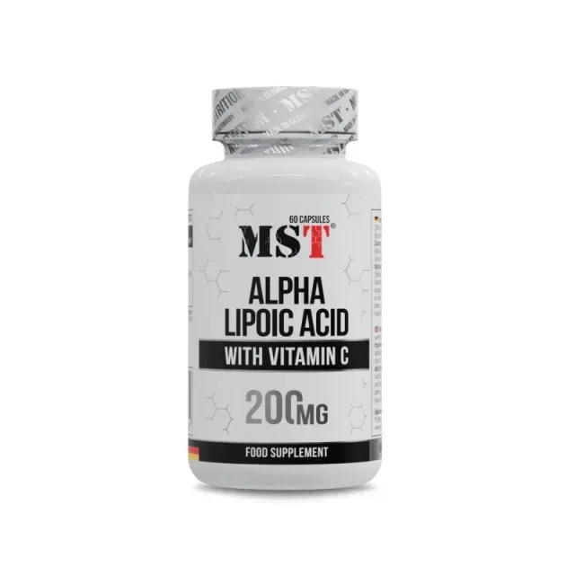 Альфа-ліпоєва кислота MST Nutrition Alpha Lipoic Acid, 60 капсул з вітаміном С