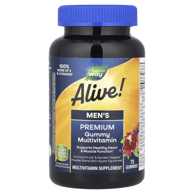 Alive! Men's Premium Gummy, 75 желейок