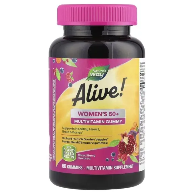 Alive! Women's 50+ Gummy, 60 желейок