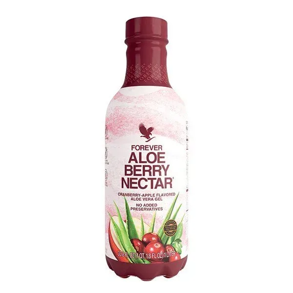 Алое вера з соком журавлини та яблука Forever Living Aloe Berry Nectar, 1 л для підтримки травної системи