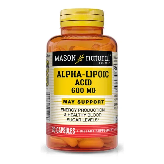 Alpha-Lipoic Acid 600 mg, 30 капсул