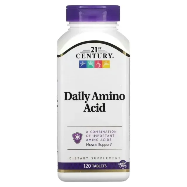 Аминокислота 21st Century Daily Amino Acid, 120 таблеток