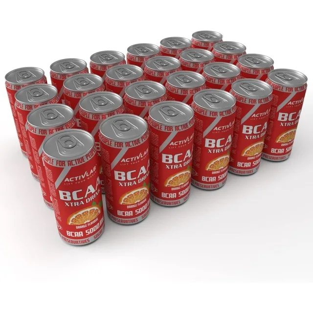 Амінокислота BCAA ActivLab BCAA Xtra Drink БЛОК, 24х330 мл - Апельсин