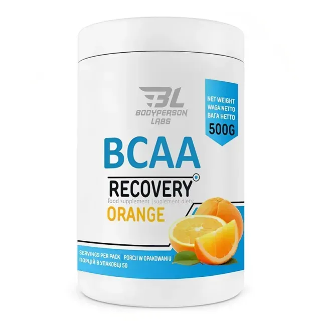 Амінокислота BCAA Bodyperson Labs Labs BCAA Recovery, 500 грам - Зелене яблуко