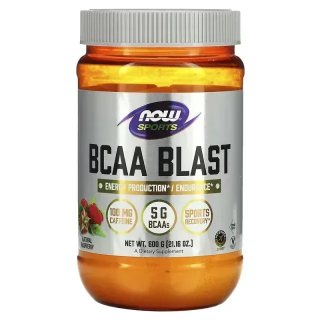 Амінокислота BCAA NOW BCAA Blast Powder, 600 грам - Фруктовий пунш