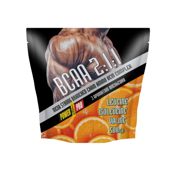 Аминокислота BCAA Power Pro BCAA, 500 грам - Апельсин