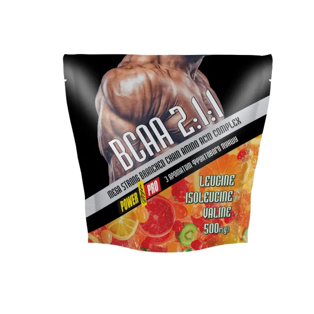 Аминокислота BCAA Power Pro BCAA, 500 грам - Фруктовый пунш