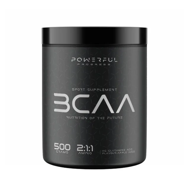 Амінокислота BCAA Powerful Progress BCAA 2: 1: 1, 500 грам - Яблуко
