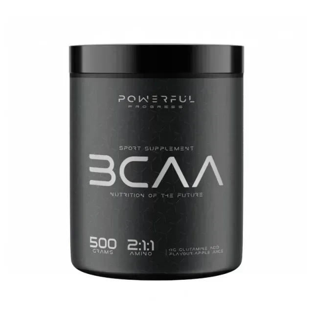Амінокислота BCAA Powerful Progress BCAA 2: 1: 1, 500 грам - Лимон-лайм