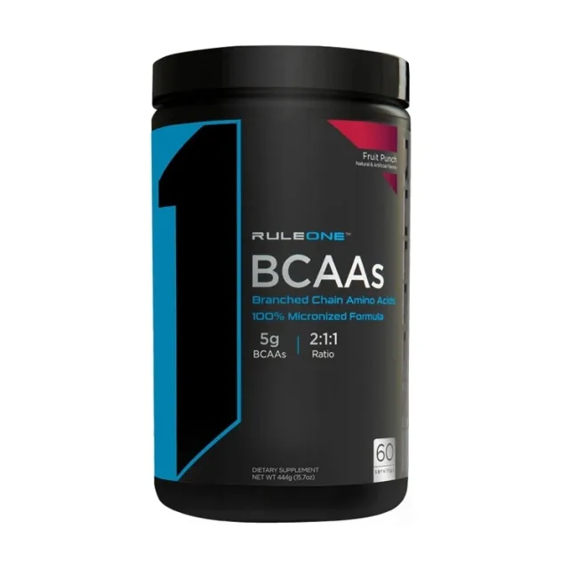Аминокислота BCAA Rule 1 BCAA, 60 порций - 444 г Фруктовый пунш
