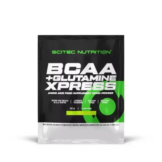 Амінокислота BCAA Scitec Nutrition BCAA+Glutamine Xpress, 12 грам - Яблуко