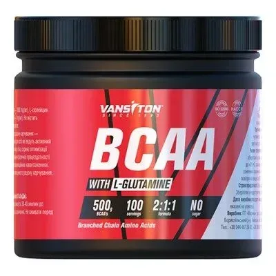 Амінокислота BCAA Vansiton BCAA, 500 грам