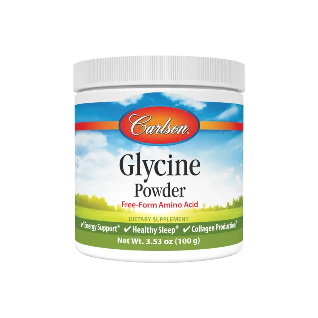 Амінокислота Carlson Labs Glycine Powder, 100 грам