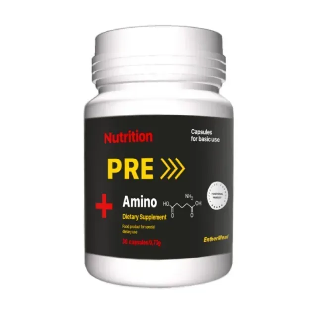 Амінокислота EntherMeal PRE Amino+, 30 капсул