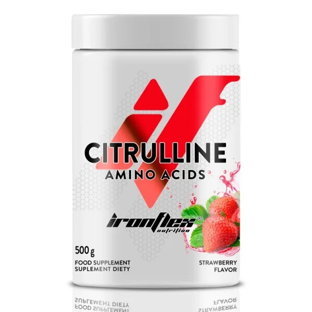 Аминокислота IronFlex Citrulline, 500 грамм - Клубника