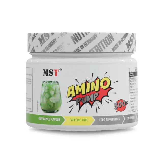 Амінокислота MST Nutrition Amino Pump, 300 грам - Зелене яблуко