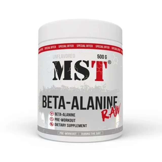 Амінокислота MST Nutrition Beta-Alanine, 500 грам