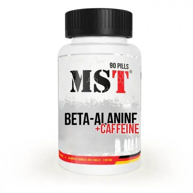 Аминокислота MST Nutrition Beta-Alanine + Caffeine, 90 таблеток