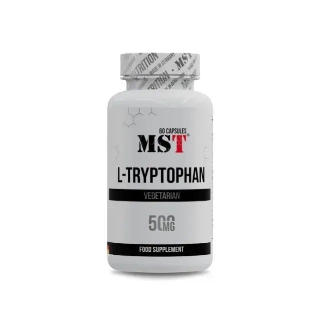 Амінокислота MST Nutrition L-Tryptophan 500 mg, 60 капсул