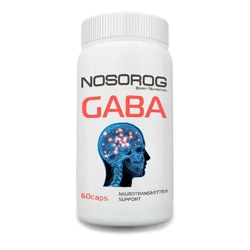 Амінокислота Nosorog GABA, 60 капсул