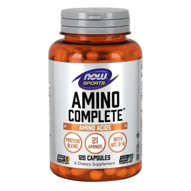 Амінокислота NOW Amino Complete, 120 капсул