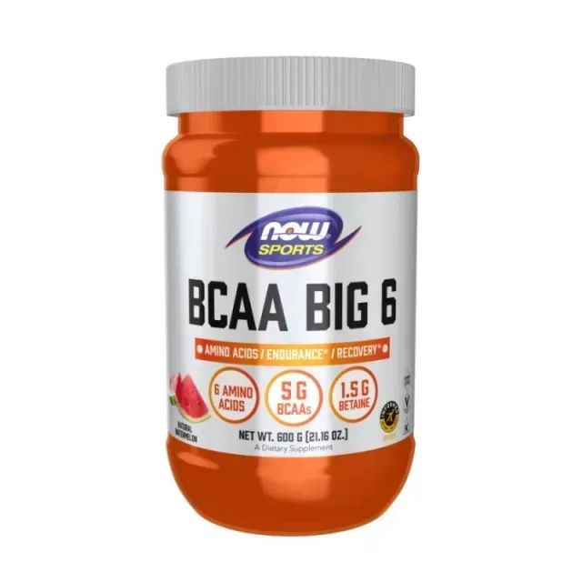 Аминокислота NOW BCAA Big 6 Powder, 600 грамм - Виноград