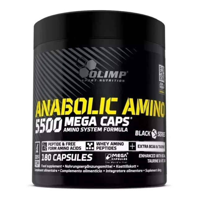 Аминокислота Olimp Sport Nutrition Anabolic Amino 5500, 180 капсул