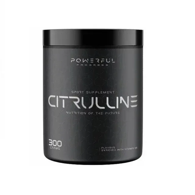 Амінокислота Powerful Progress Citrulline, 300 грам - Лимон-лайм