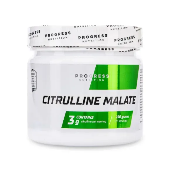 Аминокислота Progress Nutrition Citrulline Malate, 250 грамм - Голубая малина