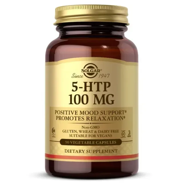 Аминокислота Solgar 5-HTP 100 mg, 90 вегакапсул