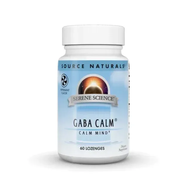 Амінокислота Source Naturals Serene Science GABA Calm, 60 льодяників - Апельсин
