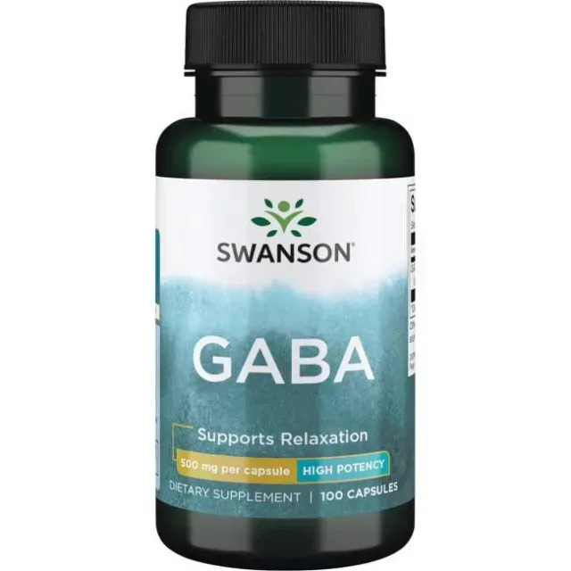 Аминокислота Swanson GABA 250 mg, 60 капсул