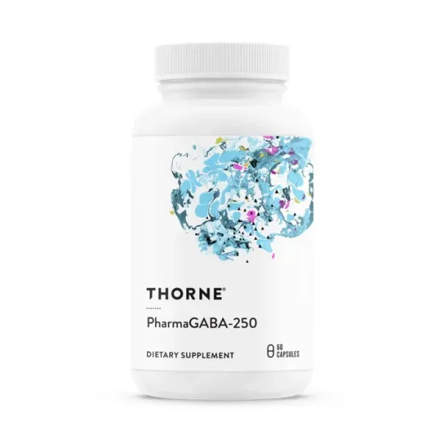 Аминокислота Thorne Pharma GABA-250, 60 капсул
