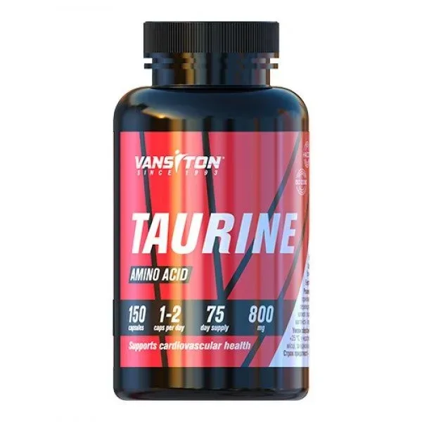 Аминокислота Vansiton Taurine, 150 капсул