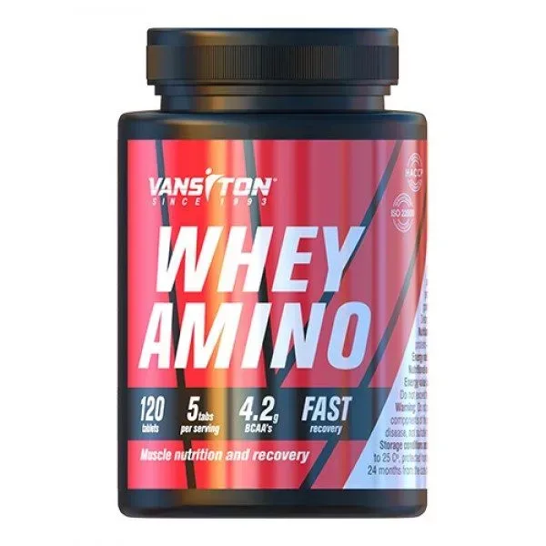 Аминокислота Vansiton Whey Amino, 120 таблеток