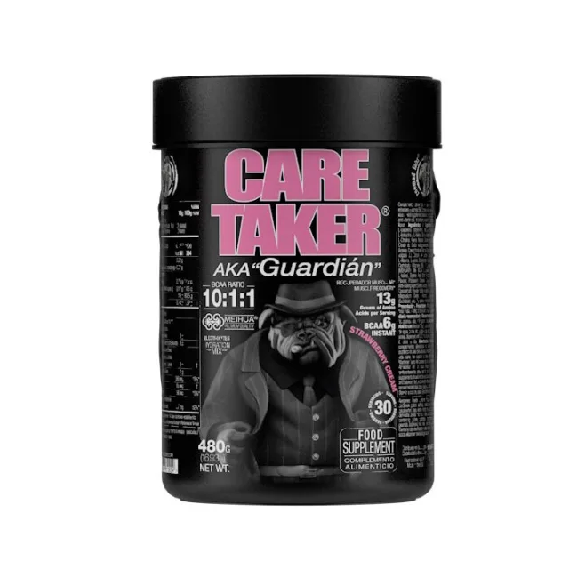 Аминокислота Zoomad Labs Caretaker BCAA, 480 грамм - Клубничный крем