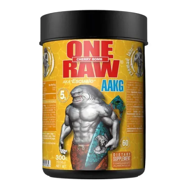 Аминокислота Zoomad Labs Raw One AAKG, 300 грамм - Вишня