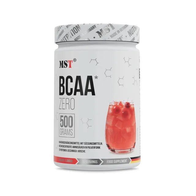 Амінокислоти MST Nutrition BCAA ZERO, 500 грам - Вишня