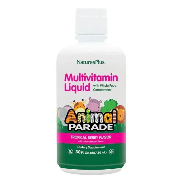 Animal Parade Children's Liquid Multivitamin, 887 мл, тропічні ягоди