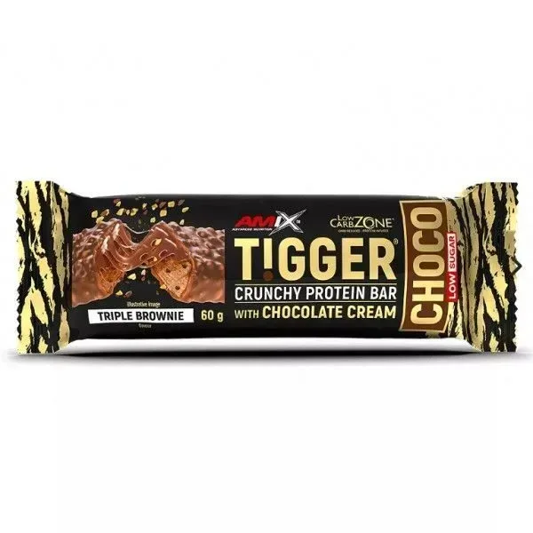 Батончик AMIX Tigger Choco Crunchy Protein Bar, 60 грам - Шоколад-кокос