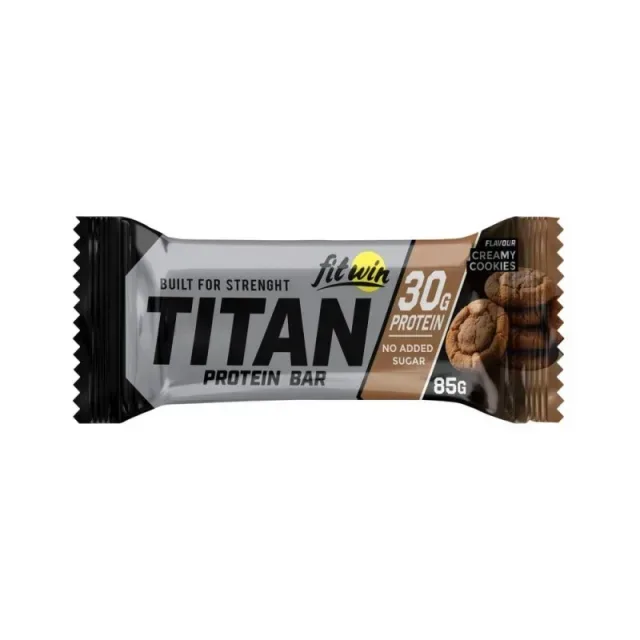 Батончик FitWin Titan Bar, 85 грам - Карамельний попкорн