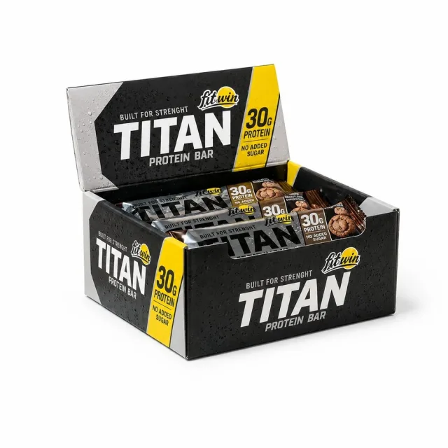 Батончик FitWin Titan Bar, 9*85 грамм - Сливочное печенье