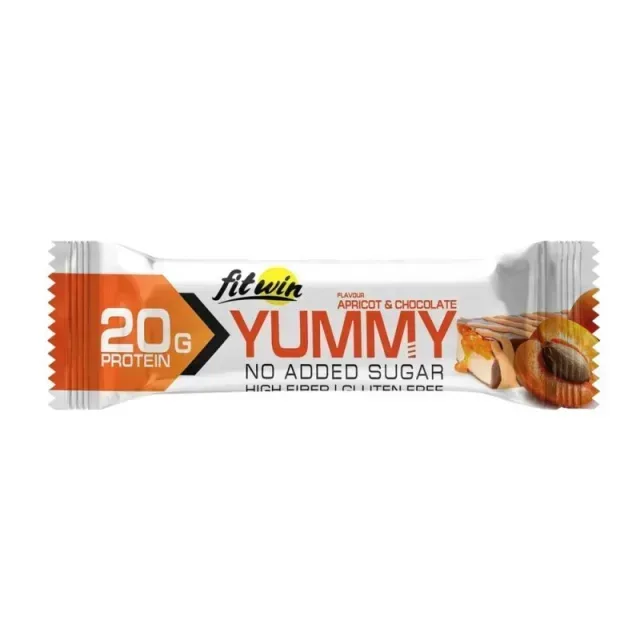 Батончик FitWin YUMMY Bar 36% no added sugar, 55 грамм - Лимон-мохито