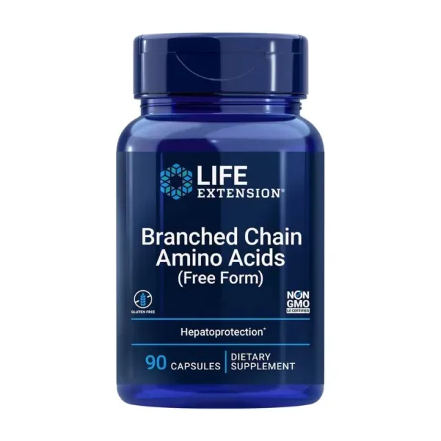 BCAA Life Extension Branched Chain Amino Acids, 90 капсул