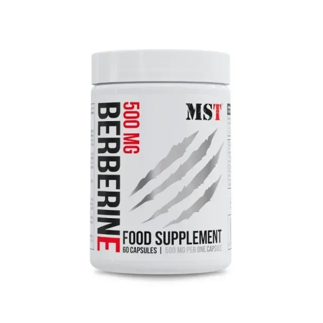 Берберин MST Nutrition Berberine 500 mg, 60 капсул