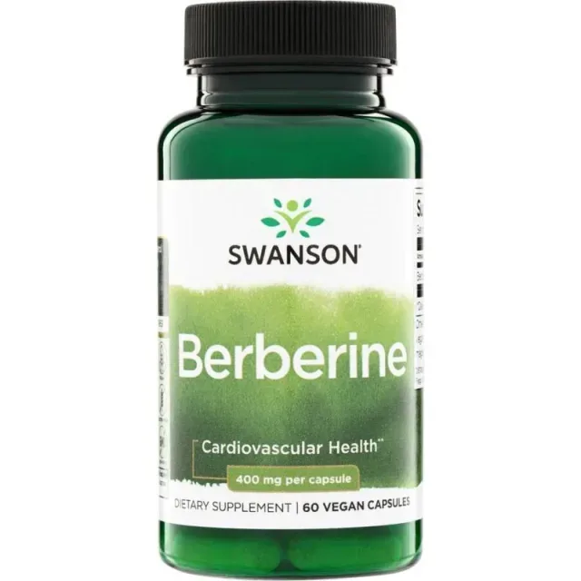 Берберин Swanson Berberine 400 mg, 60 капсул