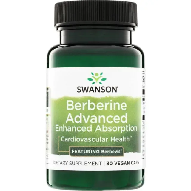 Берберин Swanson Berberine Advanced, 30 вегакапсул