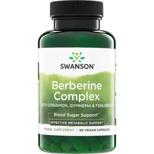 Берберин Swanson Berberine Complex, 90 вегакапсул