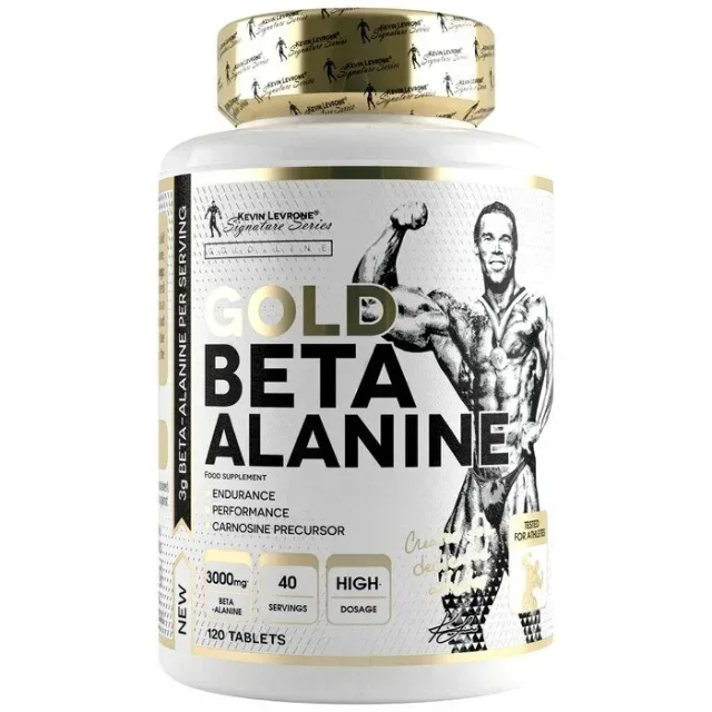 Бета-аланін Kevin Levrone Gold Line Gold Beta Alanine, 120 таблеток для витривалості